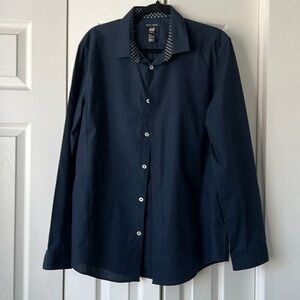 Men’s Large H&M, Navy Blue Dress Shirt
